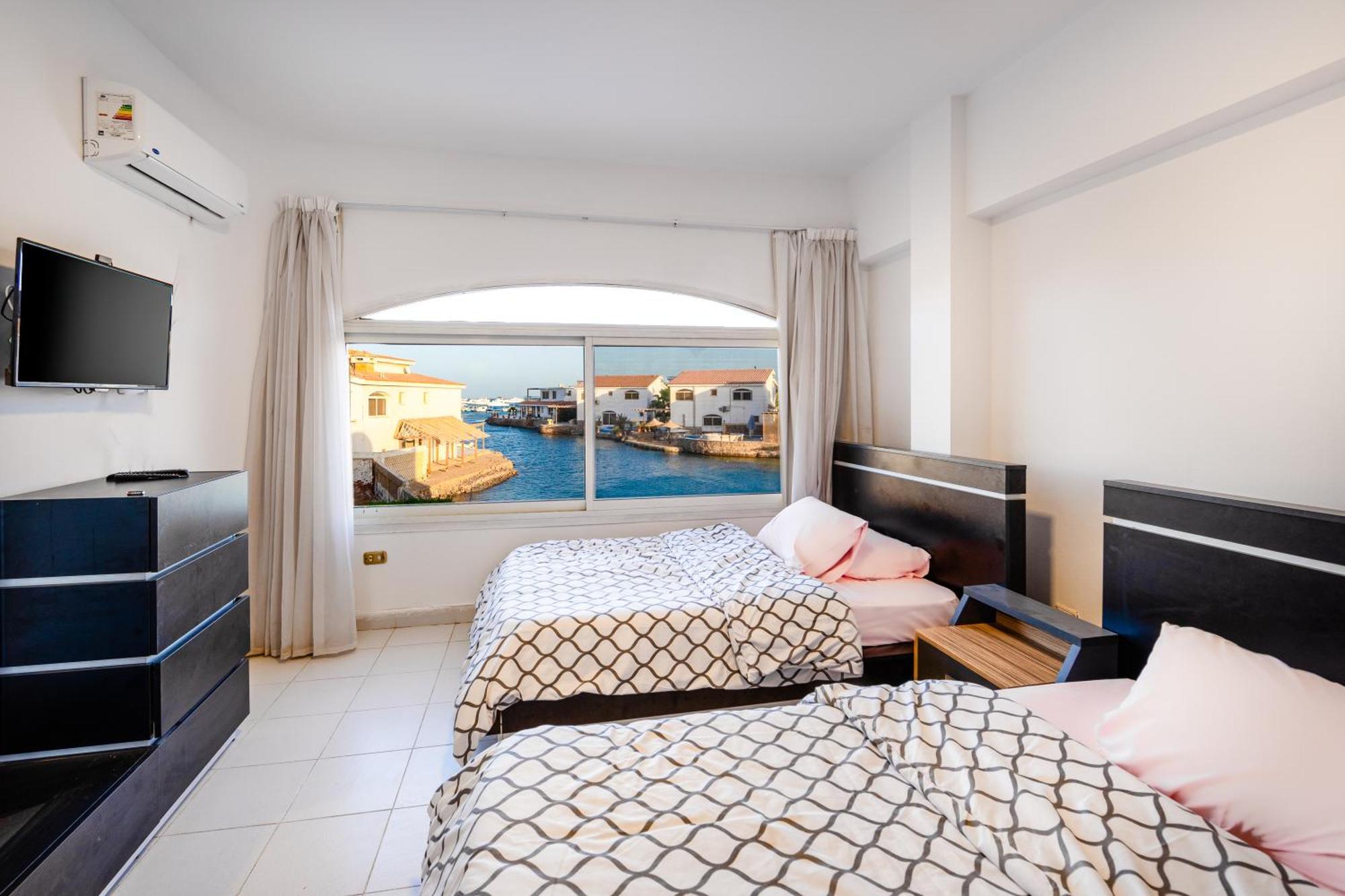Aden Beach - Sea View Room With Beach Access In Villa Hurghada Extérieur photo