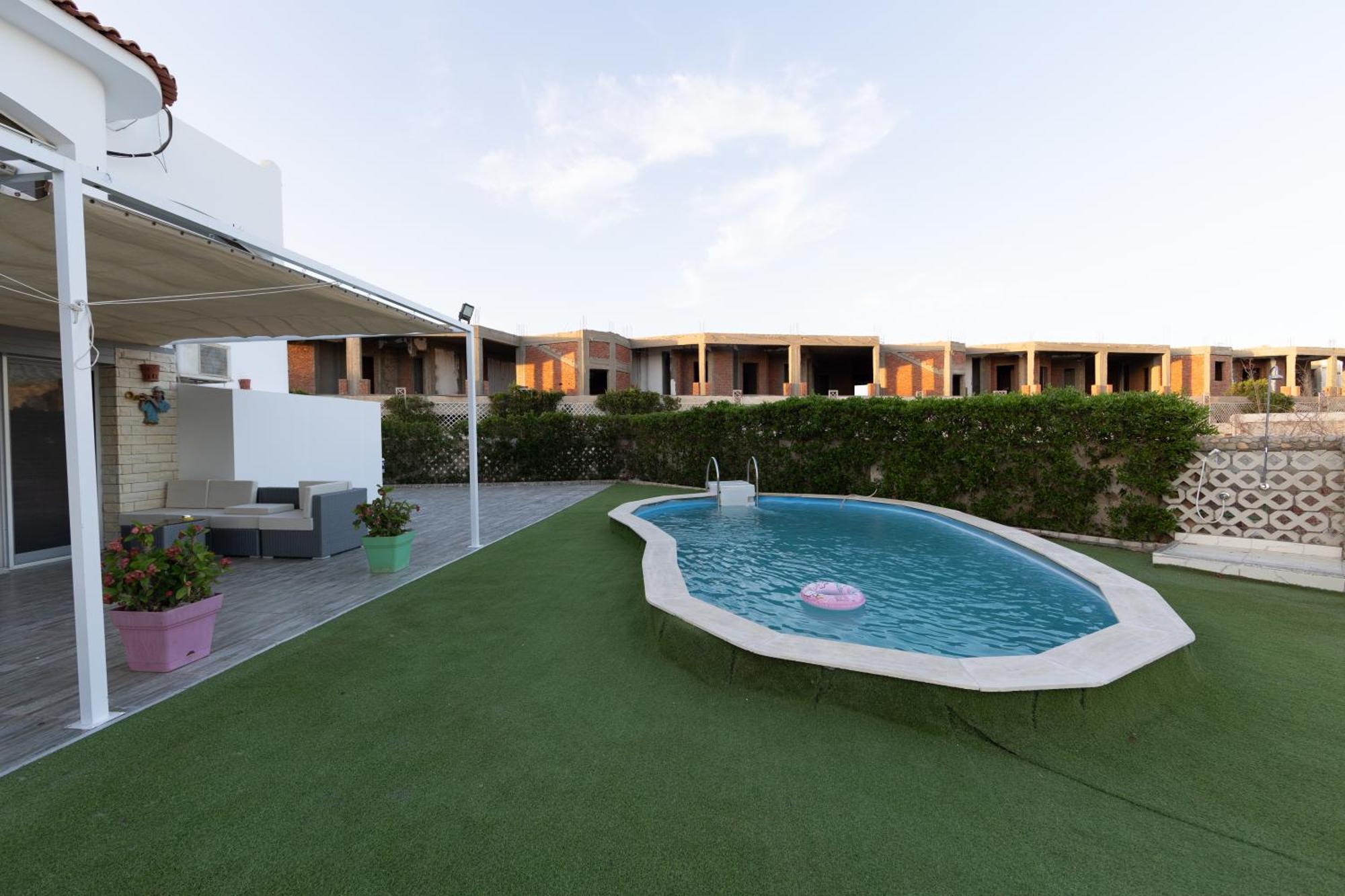 Aden Beach - Sea View Room With Beach Access In Villa Hurghada Extérieur photo